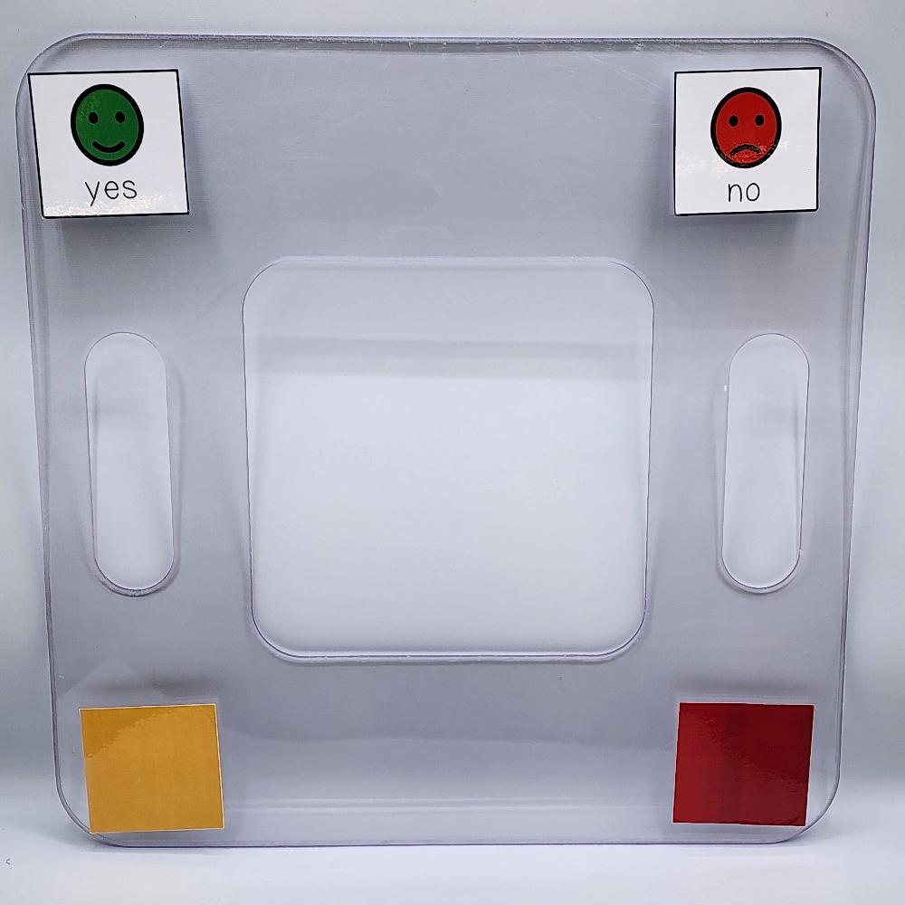 Eye Gaze Communication Board with signs